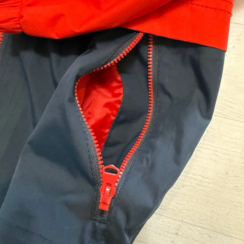 Regatta Great Outdoors kids red navy rain waterproof jacket 11/12‎